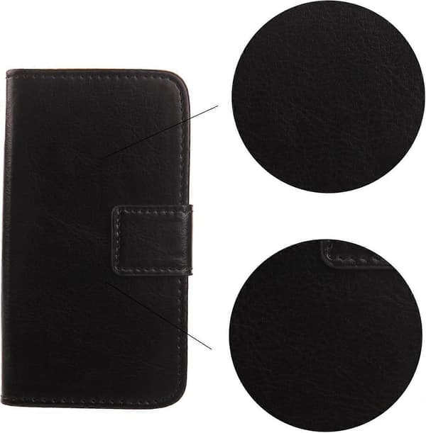 Flip Læder Etui Til Doro Liberto 8035 Tegnebog Folio Bog Stil Sort