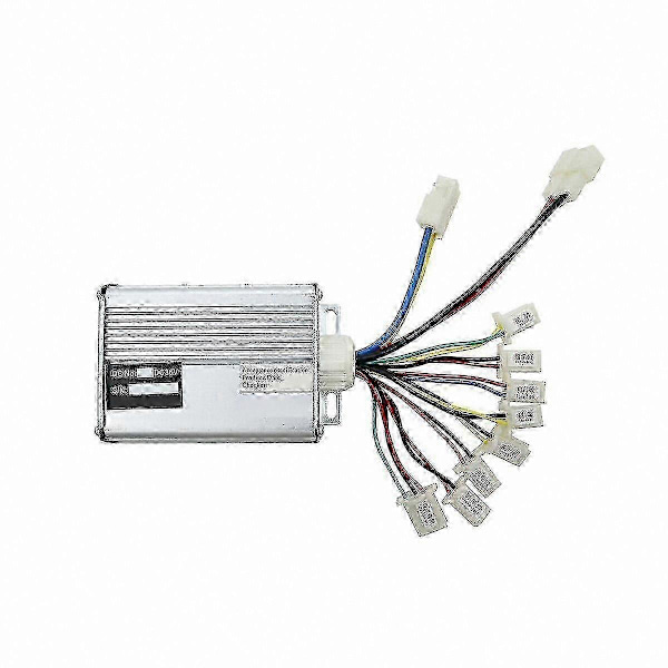1000W Elektrisk Scooter Motor Kontroller for E-Sykkel 36V Børstet Hastighetskontrollsystem Silver