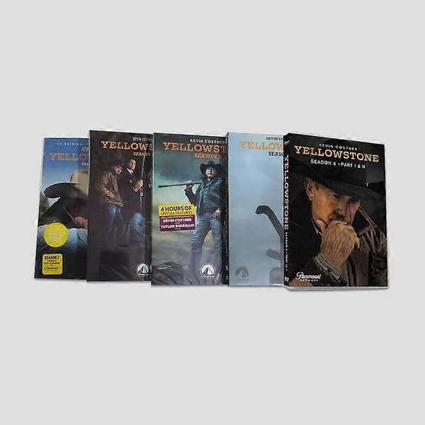 YELLOWSTONE Hele serien sesong 1-5 Engelsk versjon Box Set Ny