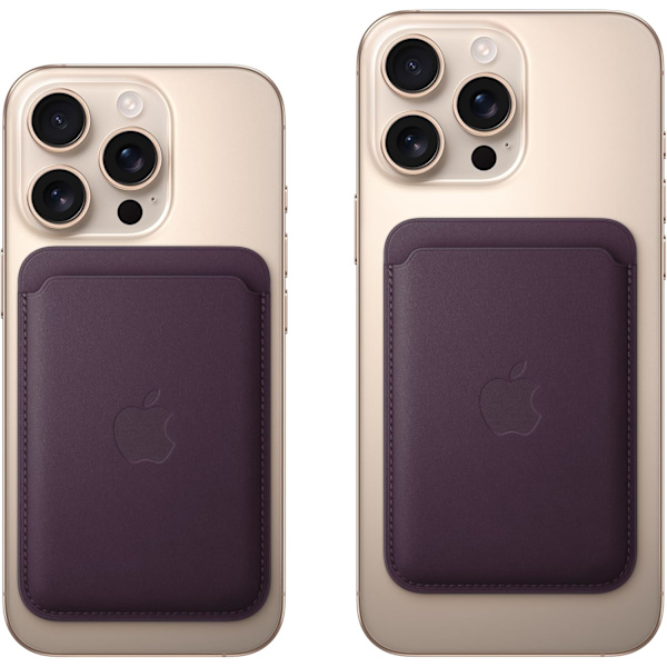 iPhone FineWoven Wallet med MagSafe – Sort (2024)