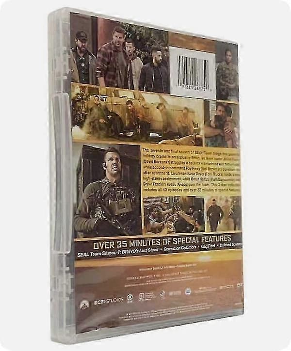 Ny boks sæt SEAL Team Sæson 7 (2024) DVD 3-Disc engelsk version
