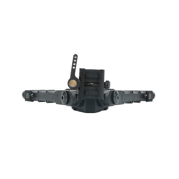 Aluminiumslegering V9 Støtteben i ét stykke Justerbart Bipod Tripod Mount Sort