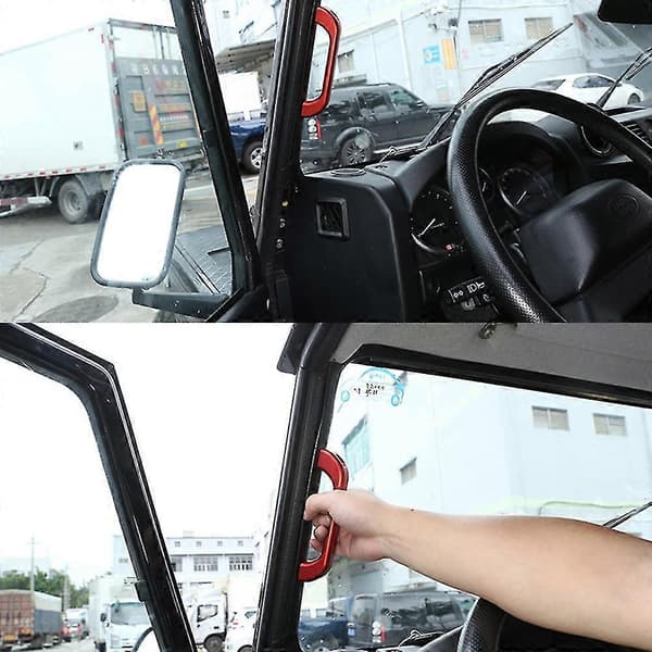 Bil A-stolpe Håndtak Trim Tilbehør For Defender 90 110 2004-2018 (sølv)
