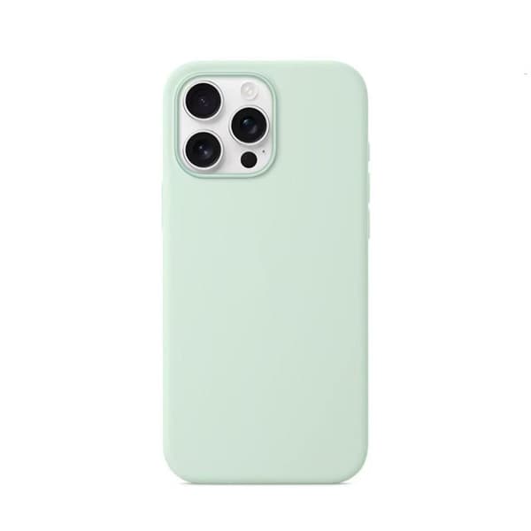 Silikone magnetisk telefoncover til iPhone 16 Pro Max, kompatibelt med MagSafe - Grøn Azure iPhone16pro