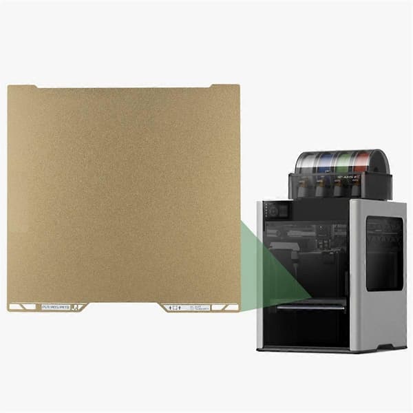 Til Bambu Lab H2D Bed Dobbeltsidet Glat Byggeplade 355x325mm
