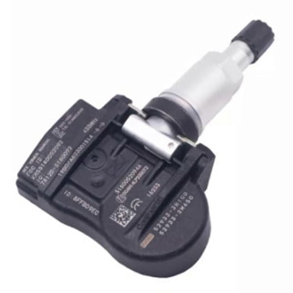 TPMS Dekktrykksensor 52933-2M650 52933-3N100 Egnet for Moderne I30 I55 Dekktrykksensor Black  Silver