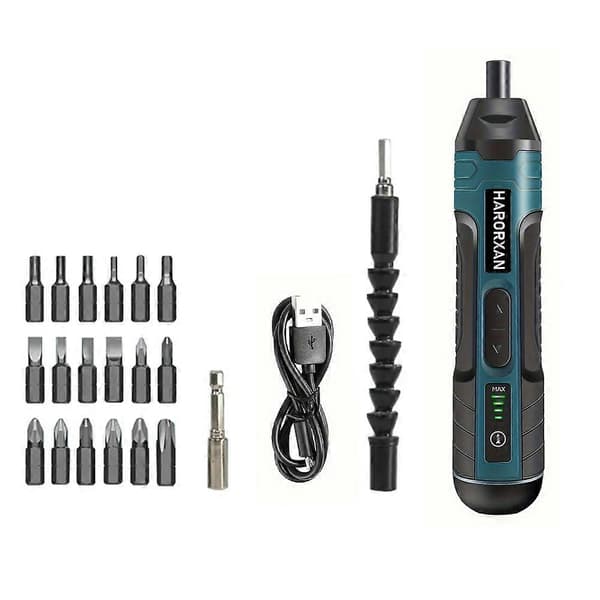 Cordless Electric Screwdriver 1300mah Battery Mini Drill 3.6V Power Tool Kit [Db] Kit B