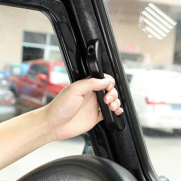 Bil A-stolpe Håndtak Trim Tilbehør For Defender 90 110 2004-2018 (sølv)