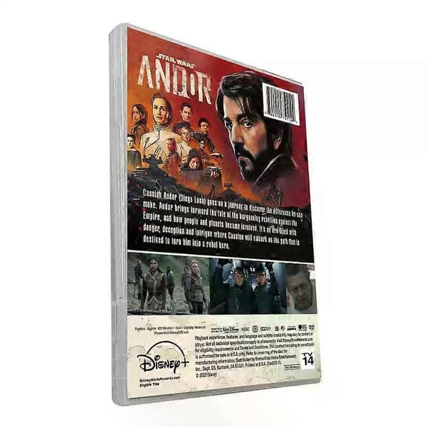 Star Wars: Andor Sæson 1 DVD, 3-disc sæt, Original engelsk lyd