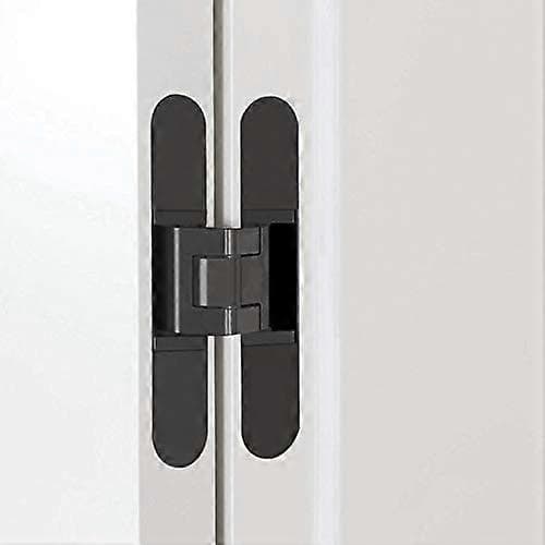 Invisible Hinges Concealed Door Hinges Heavy Duty Concealed Hinges 3-D Adjustable - Black - 1 Pair