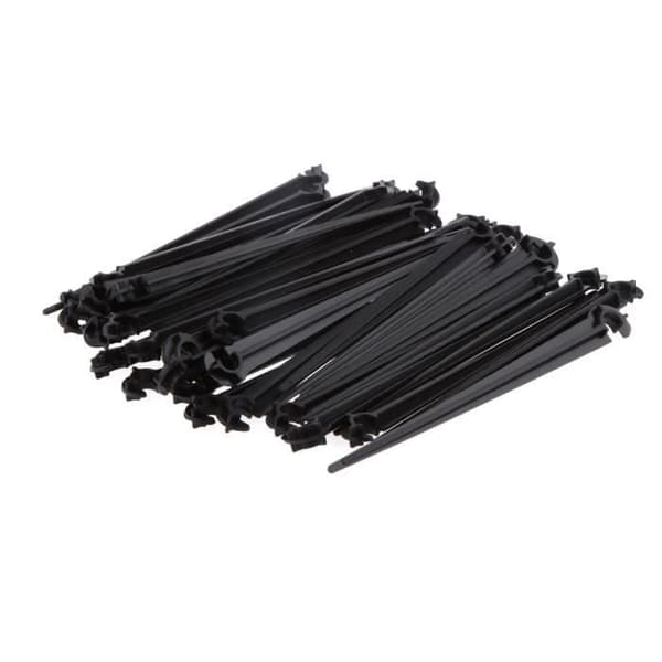 100 stk 11 mm støttefeste for 4/7 mm dryppvanningsrør