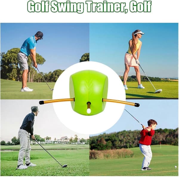 Golf Swing Trainer Connector til Posture Korrektion og Armjustering - Sikkert Træningssæt