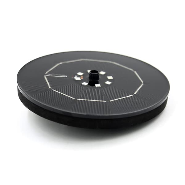 Solcellsdriven fontän med batteri, 16 cm