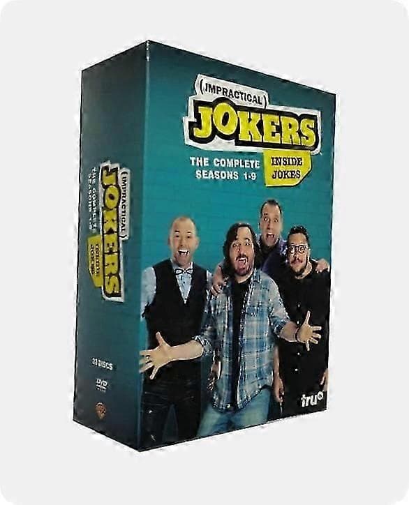 Impractical Jokers Komplett Serie Sesong 1-9 (DVD 33-Disc Box Set) engelsk versjon