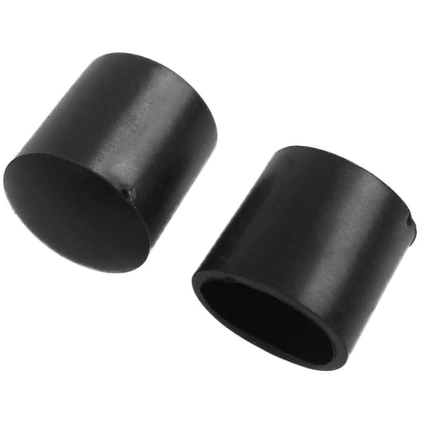40-delt sort gummi rør ender 10mm rund
