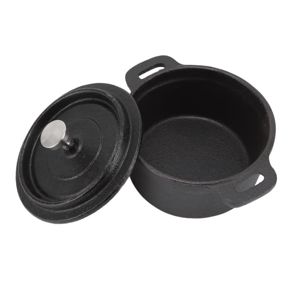 Traditional Double Dutch Oven Thickened Cast Iron Pot 20CM Diameter