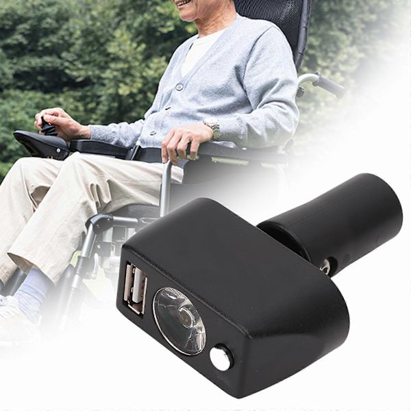 Kørestolsbelysningscontroller LED Lampe Natbelysningscontroller til Rejser