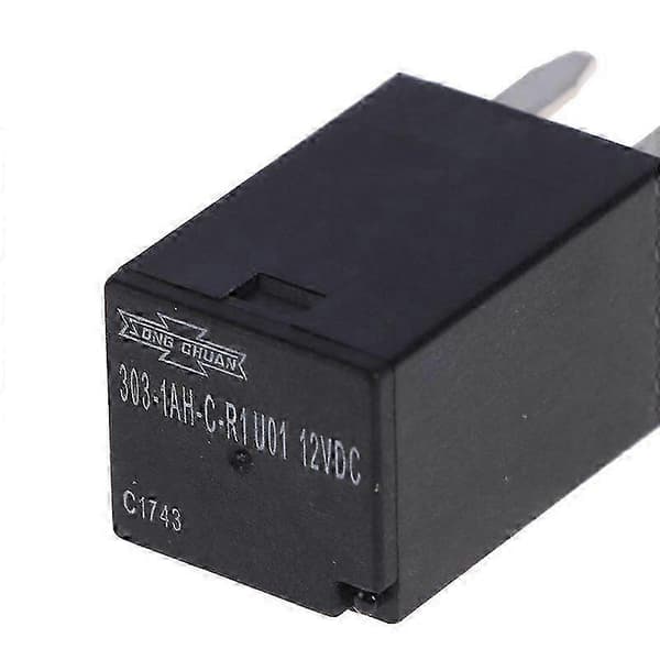 Bilrelä 303-1Ah-C-R1 U01 12Vdc 4-stift SZ Black 1 Pcs