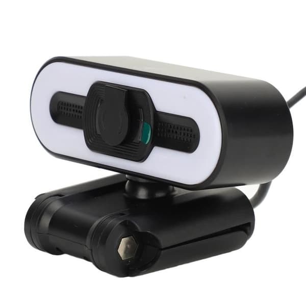 4K USB Webcam med indbygget mikrofon, super skarpt fyldlys, USB-kamera til PC/computer (i æske)