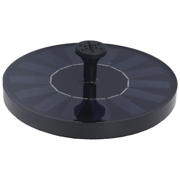Solfontæne - ZERONE - 7V 1.4W - Flowhastighed 200L/t - ABS materiale - Tilbehør inkluderet