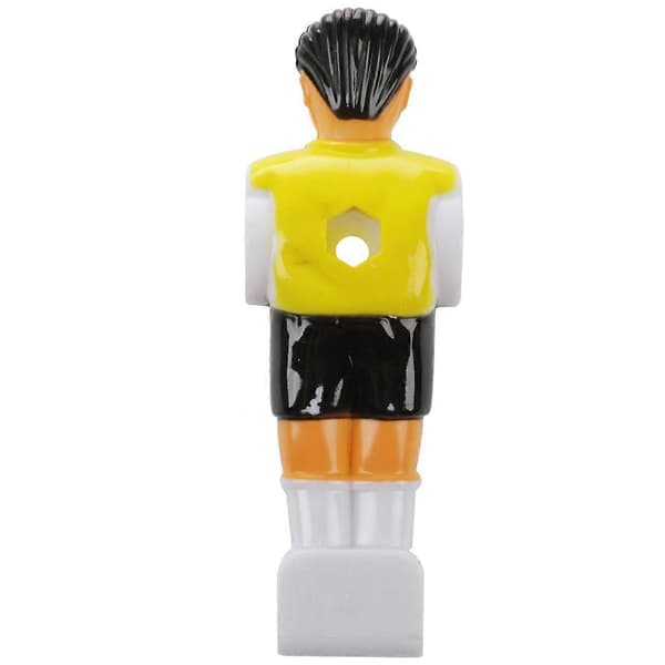 22 stk. Bordfodboldspillerfigur Gul+Kongeblå med bold 10,7 cm
