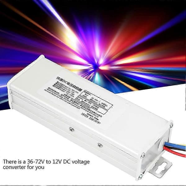 36–72 V til 12 V 20 A 240 W DC-konverteradapter spenningstransformator