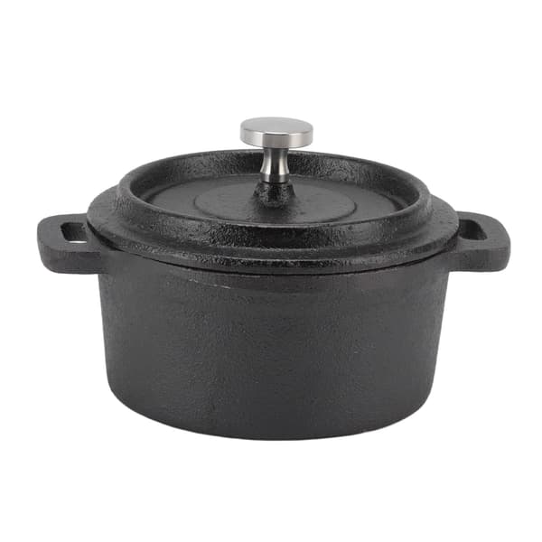 Traditional Double Dutch Oven Thickened Cast Iron Pot 20CM Diameter