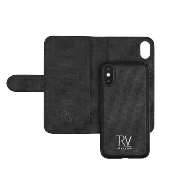 RV Magnetisk Pung Etui - iPhone XS Max - Sort