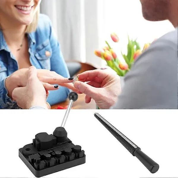 1 Set Jewelry Ring Bending Machine Ring Sizing Tool Ring Making Tool Ring Stretcher Sizing Tool As Shown[CO]