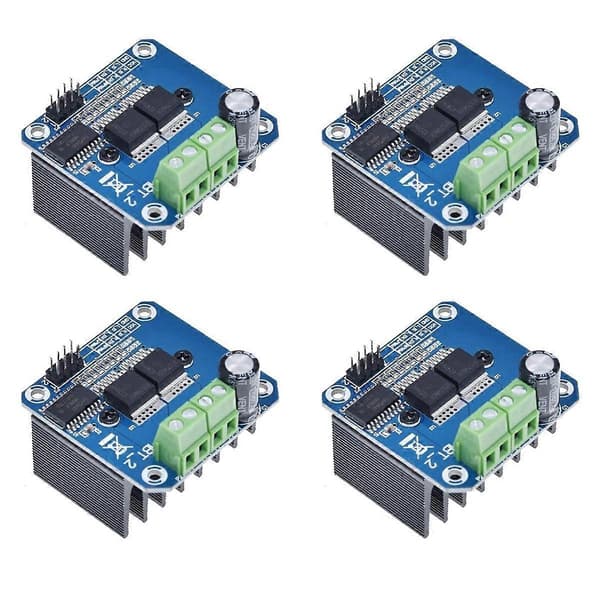 4X BTS7960 43A Højeffekts Motordrevmodul/Smart Bildrevmodul til Strømgrænse