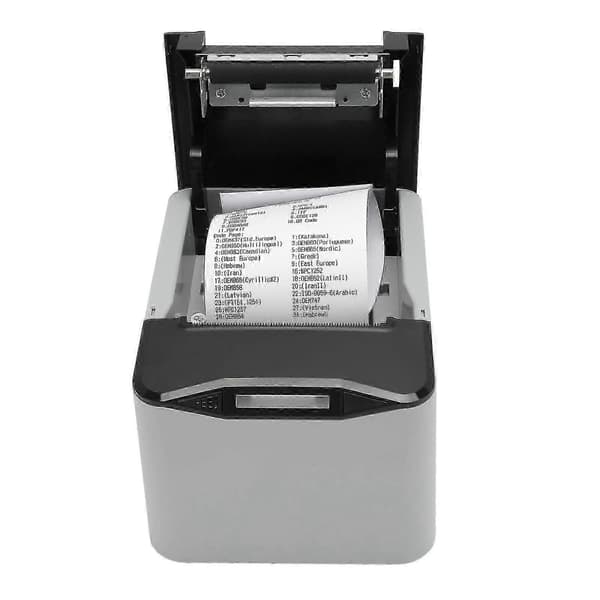 80 mm USB Thermal Receipt Printer with Auto Cutter for Commercial Retail and Kitchen Use