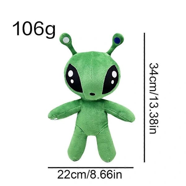 IKEA AFTONSPARV Grøn Alien Plyslegetøj, Sød Fluffy Dyreplyslegetøj, Gave - FO