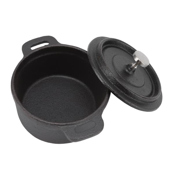 Traditional Double Dutch Oven Thickened Cast Iron Pot 20CM Diameter