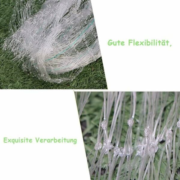 Cat net without drilling Transparent cat nets. Hooks, pins, complete rope and mounting instructions included (8 x 3 m)