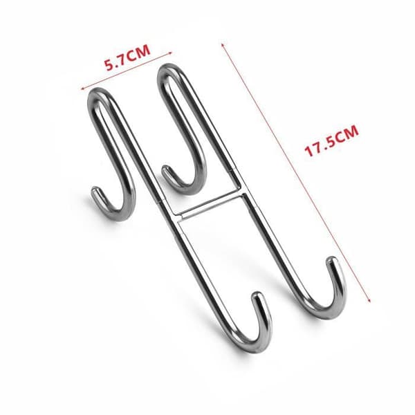 Brusekrog - Intet navn - 2 stk. - Ingen boring påkrævet - Gummi - 17,5 cm