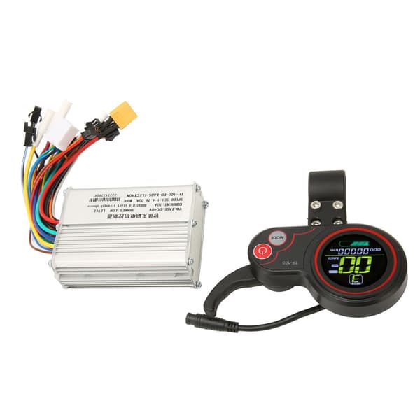 48V 20A Motor Brushless Controller with Display Panel 3 Levels Backlight Aluminum Alloy for Electric Bicycle Scooter