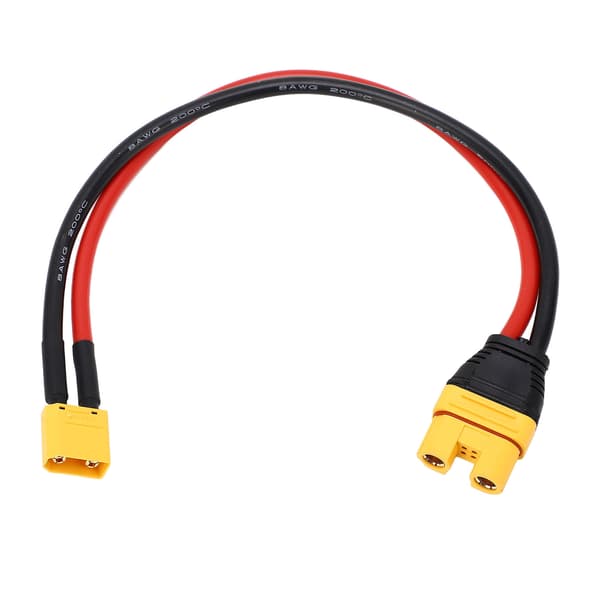 AS150U Hun til XT90 Han Adapter 8AWG Silikonekabel til Planters Sky Permanent Flight Oplader
