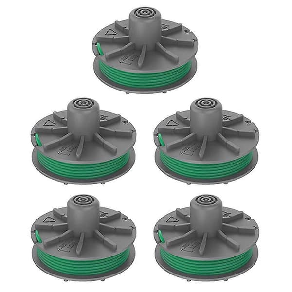 5 PCS Replacement Spools for Lawnmower for Garden 5309-20 Parts Wire Spools