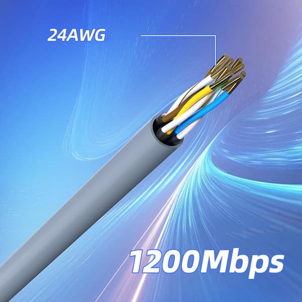 Waterproof 30Ft Starlink Gen 3 Cable Extension - Satellite Replacement Cable for Starlink V3