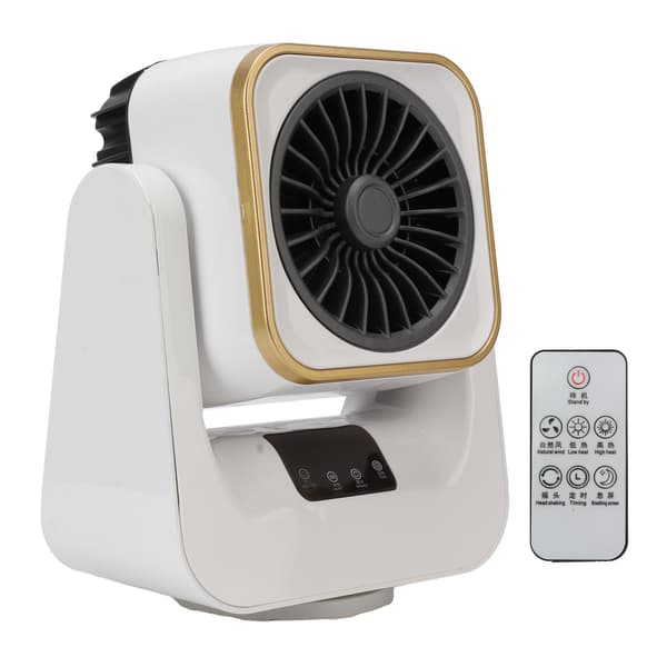 Fast Heating Electric Heater Adjustable Remote Control Portable Mini Indoor Fan Heater 220V CN Plug
