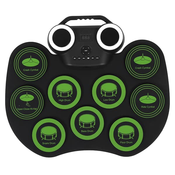 Electronic Drum Set Portable USB Electric Drum Kit with Speaker Musical Instrument