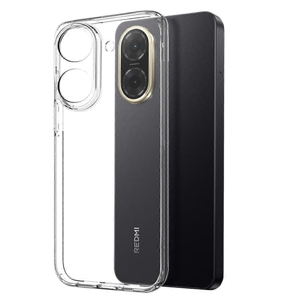 NORTHJO Compatible with Xiaomi Redmi A5 4G Transparent Case Soft TPU Phone Case with Tempered Glass Screen Protector