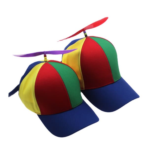 Baseballcaps for barn med avtakbar propell, baseballcaps-hatt