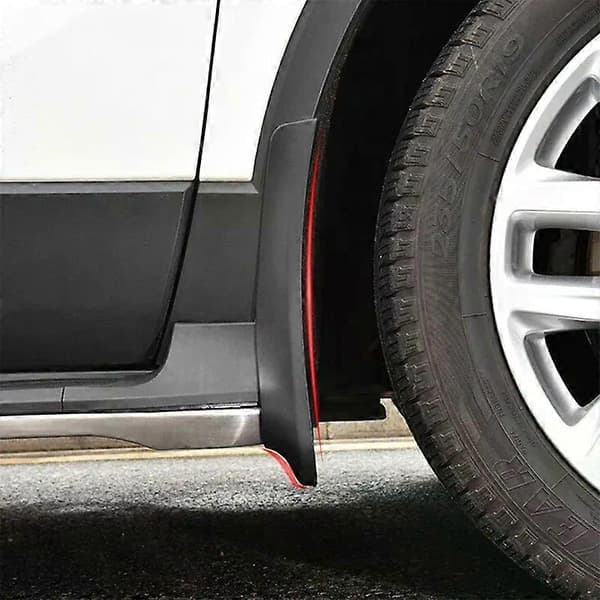 Passer til XPeng P7 2021 2022 2023 Bil Styling ABS Bil Mud Flaps Sprutbeskyttelse Mudguards MudFlaps Front Bak Skjerm Auto Tilbehør Black