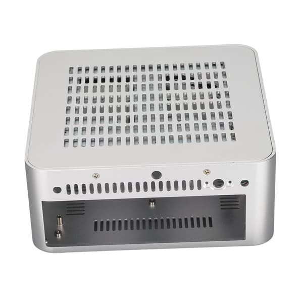 Stationær computerkasse God varmeafledning Udsøgt kompakt Mini HTPC-kasse til hjemmevideocomputer