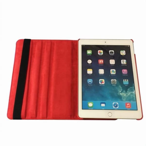 360° Roterende Etui/Cover til iPad Air 2, Rød