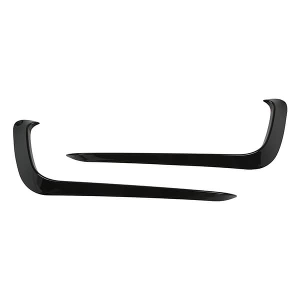 2pcs Fog Light Grille Bumper Spoiler Trim Gloss Black Light Cover Splitter Diffuser for B7 Sedan Variant 2011-2015 0.4