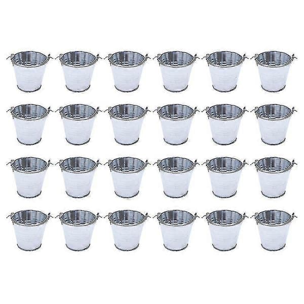 24 kpl Mini Metallinen Ämpäri