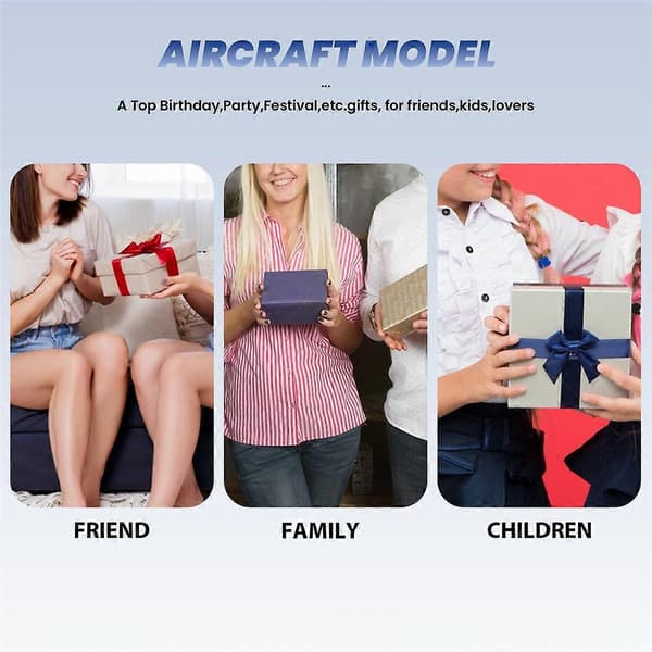 1/200 Concorde Supersonic Passagerflymodel til Statisk Display Samling