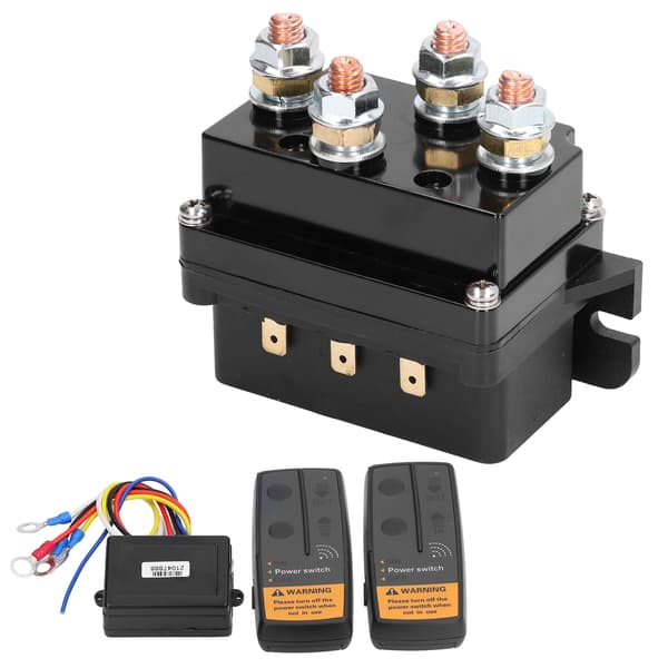 DC500A 12V Wireless Winch Remote Control Kit Winch Solenoid Relay for 8000lbs-12000lbs ATV UTV